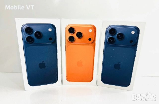 НОВ! iPhone 17 Pro 256GB Blue / Orange ГАРАНЦИЯ 24 Месеца!