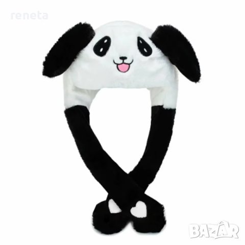 Детска шапка Panda , Подвижни уши, Светеща, снимка 1 - Плюшени играчки - 40864355