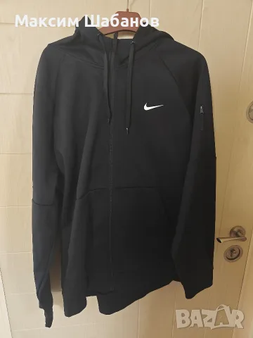 Оригинален суитшърт Nike Therma-FIT с цип (Размер XXL) — като НОВ