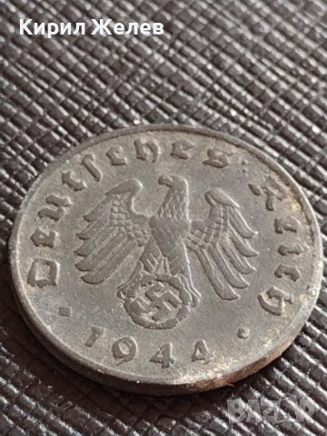 ДВЕ МОНЕТИ 1 райхспфенинг 1944г. - 2 райхспфенинг 1937г. ГЕРМАНИЯ ТРЕТИ РАЙХ С СВАСТИКА 26701, снимка 5 - Нумизматика и бонистика - 38467390