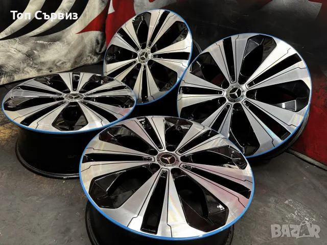 Оригинални алуминиеви джанти за Мерцедес (Mercedes), 19 цола, 5х112, снимка 2 - Гуми и джанти - 56184666
