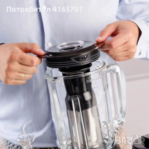 Блендер Taurus Prior Advance+ 1800 (1800W, 2L, 6 ножа, 4 функции, филтър, чаша) и Prior Inox 1500 (1, снимка 5 - Блендери - 51531819