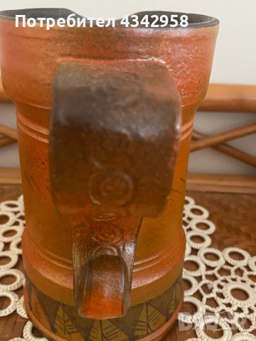 Vintage керамична гарафа « Garavelli Siena Majolica»., снимка 7 - Антикварни и старинни предмети - 51445962
