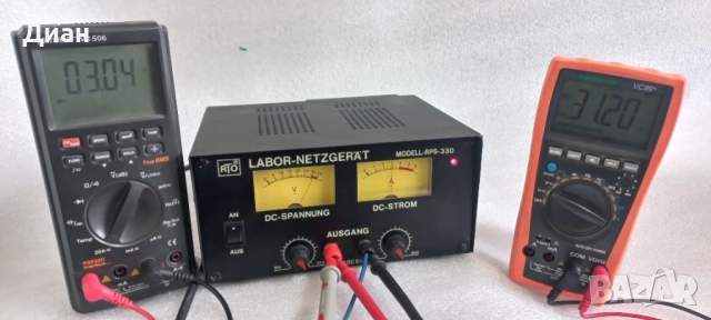 Лабораторно захранване RPS 330, снимка 7 - Друга електроника - 52837282