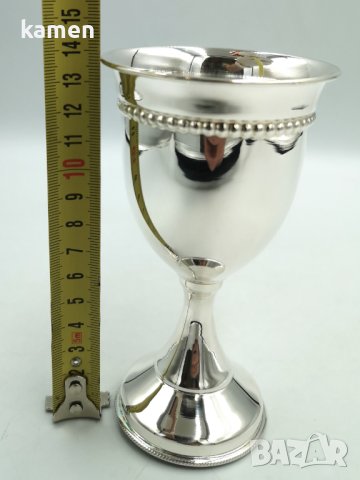 Сребърна чаша бокал 200 мл, снимка 7 - Чаши - 42574259