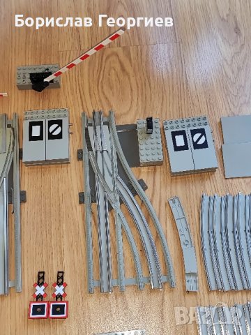 Лего части за комплект 7740 заедно с много релси 1980 г lego, снимка 9 - Конструктори - 42490076