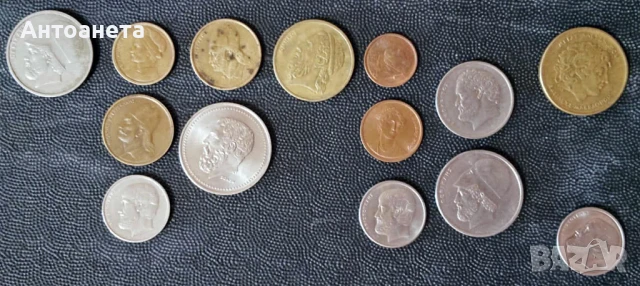 Гръцки монети, 1980 -1998, от обръщение, снимка 2 - Нумизматика и бонистика - 34631493