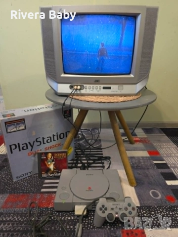 Playstation 1 + TV + Игри