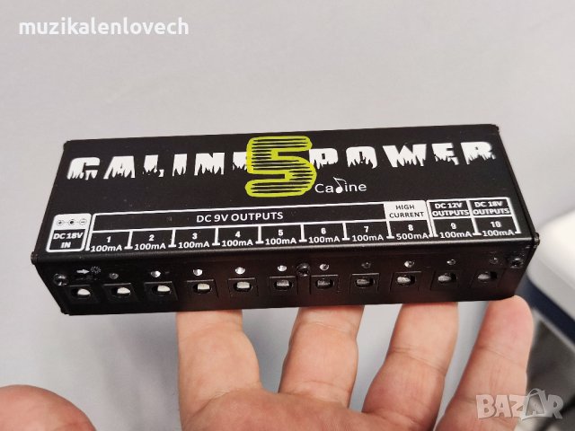 Caline guitar pedal board power supply - професионално захранване за китарен борд, снимка 4 - Китари - 39005222