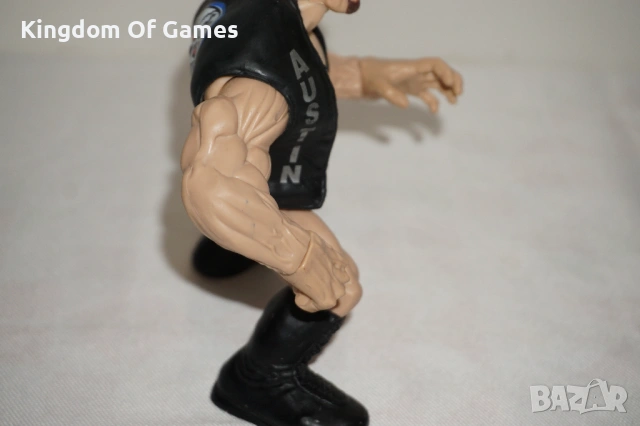 Рядка Колекционерска Фигура На Stone Cold Steeve Austin от 1998г Jakks Pacific, снимка 14 - Колекции - 54276214