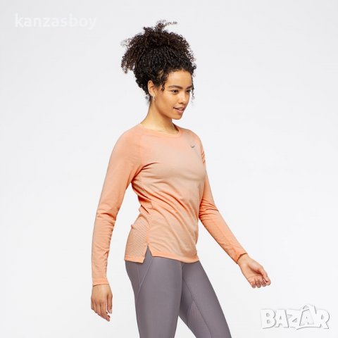 Nike Tailwind Longsleeved Top Crimson - страхотна дамска блуза