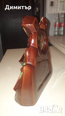 порцеланов часовник мелница немски, снимка 2 - Антикварни и старинни предмети - 34509602