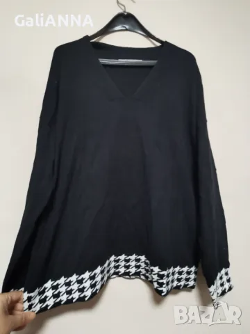 СТРАХОТНА БЛУЗА ЕФЕКТЕН ДЕСЕН 2XL-3XL, снимка 3 - Туники - 49349924