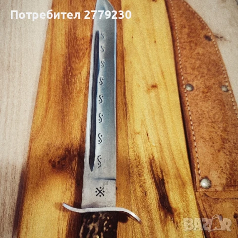 Ловен дълъг нож касапски от колекция , снимка 2 - Ножове - 50754954