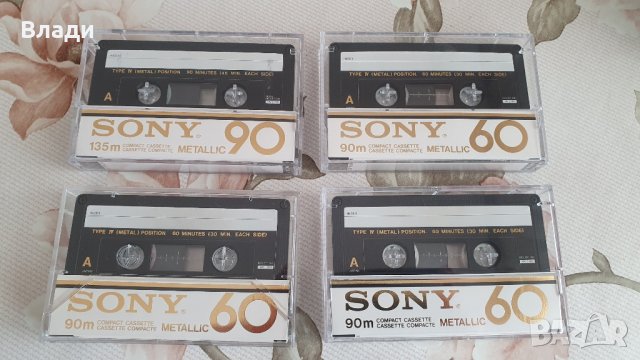 Аудиокасети Sony Metallic, снимка 1