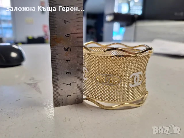 Златна гривна 25.32гр, снимка 3 - Гривни - 56067982