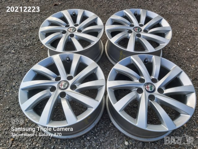 4 броя алуминиеви джанти за Alfa Romeo Giulietta 16, снимка 3 - Гуми и джанти - 37961034