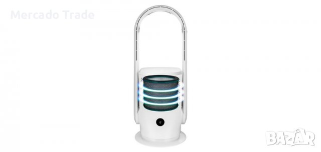 Мини вентилаторна кула, Бял, снимка 2 - Вентилатори - 36712411
