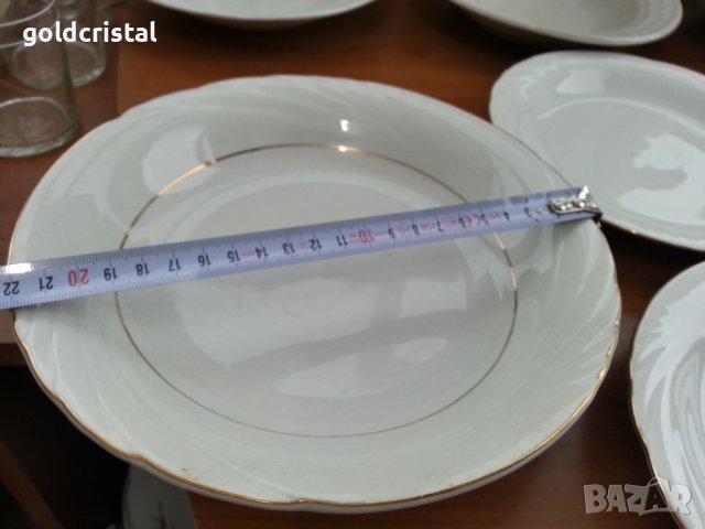 Български порцеланови чинии, снимка 5 - Чинии - 36989721