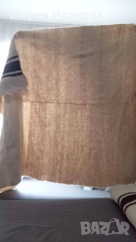 Автентично Родопско одеяло 100% Вълна, Ръчно тъкано (отлично състояние), снимка 5 - Олекотени завивки и одеяла - 53938240