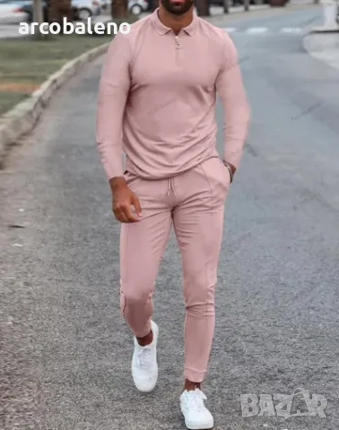 Ежедневен мъжки моден комплект от две части, 7цвята , снимка 4 - Други - 47347553