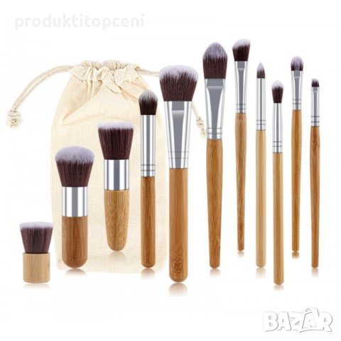 Комплект четки за гримиране – 11 броя, снимка 3 - Други - 39687668