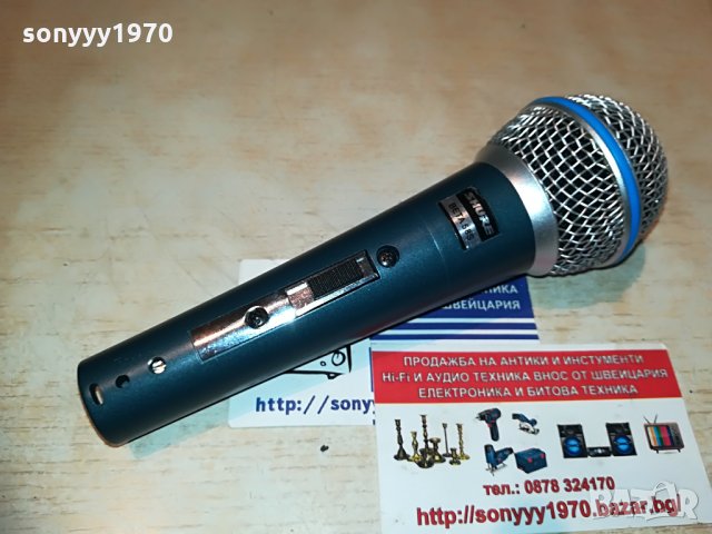 shure beta sm58s-жичен-внос швеицария, снимка 10 - Микрофони - 29709535
