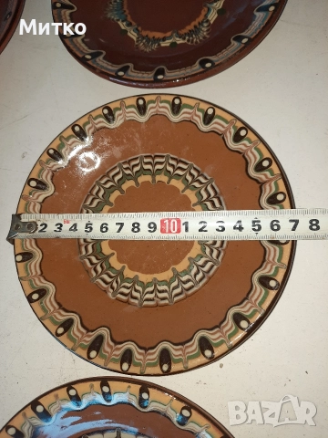 Български битови керамични чиний купи и капаци, снимка 9 - Чинии - 52930225