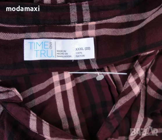 3XL Нова  риза Time and Tru , снимка 9 - Ризи - 47397962