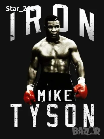 Светеща картина с LED осветление - Mike Tyson 