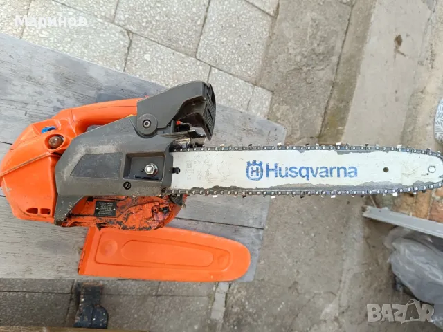 Моторен трион кастрачка Husqvarna T435 x-torq, снимка 9 - Градинска техника - 47877173