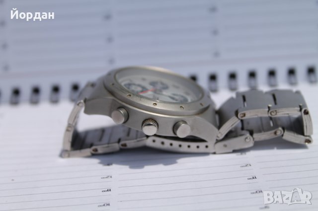 Мъжки японски часовник ''Ascot'' /кварц/ хронограф, снимка 4 - Мъжки - 40790767