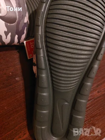 NIKE Оригинал Нови Мъжки Кожени Чехли 52, снимка 7 - Мъжки чехли - 56273901