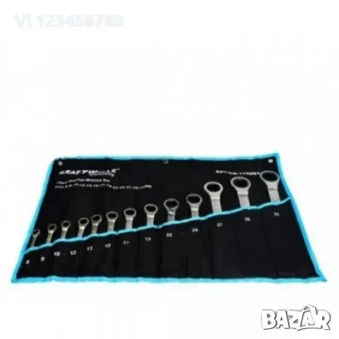 Звездогаечни тресчотни ключове KraftWelle 8-32мм (13 бр), снимка 1
