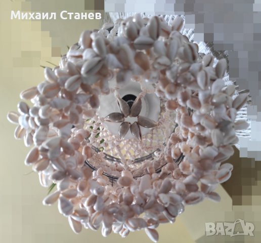 Полилей от черупки на морски ракообразни 2, снимка 3 - Декорация за дома - 38383421