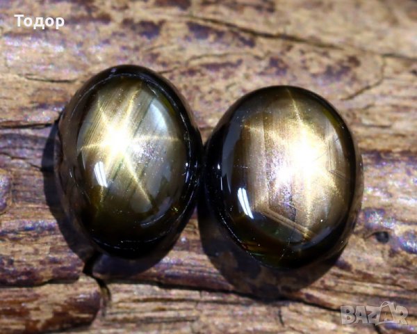 Чифт звездни Сапфири 6.10 карата