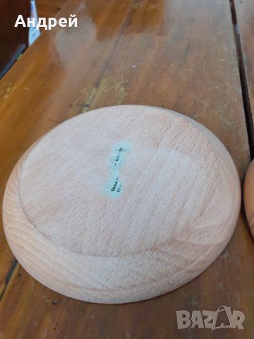 Стара дървена чиния,чинии, снимка 5 - Други ценни предмети - 31387885