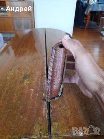 Стара кожена чантичка за колан #2, снимка 5 - Други ценни предмети - 52091240