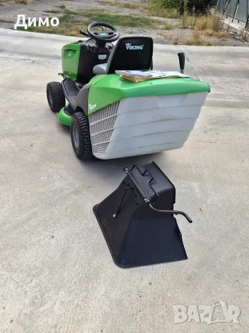  Тракторна косачка VIKING T5 – 16 к.с., двуцилиндрова, с кош, 97см откос, снимка 4 - Градинска техника - 56270098