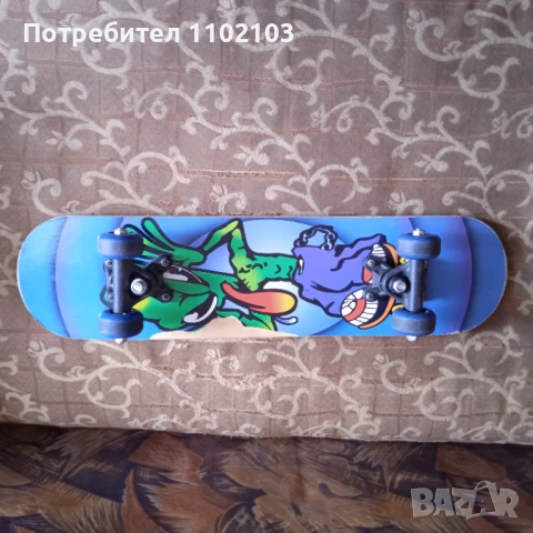 СКЕЙБОРД детски почти нов, снимка 2 - Скейтборд, ховърборд, уейвборд - 51218395