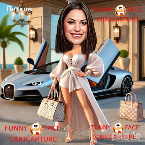 Дигитални карикатури по снимка–перфектен подарък за рожден ден, годишнина и поводи, снимка 6 - Картини - 52130283