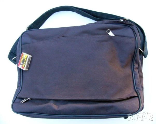 НОВ Оригинал Renato Ronaldo Бизнес ЧАНТА 40x30x18 см с Отделения Джобове Дръжка Ремък за Рамо БАРТЕР, снимка 3 - Чанти - 52310052