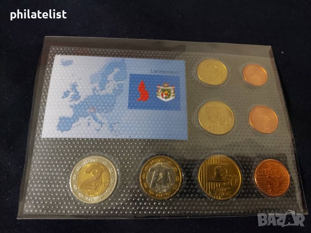 Пробен евро сет - Лихтенщайн 2004, снимка 2 - Нумизматика и бонистика - 37408956