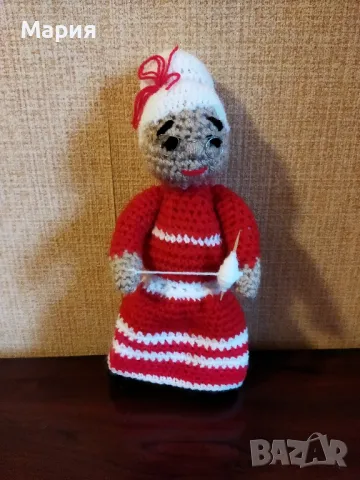 Плетена баба Марта , снимка 4 - Декорация за дома - 48308663