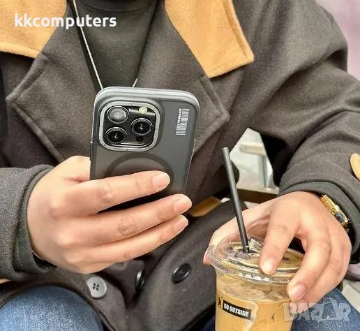 Калъф Wlons Skin Friendly с MagSafe / Черен / за iPhone 16 Plus 6.7 Баркод : 3130988