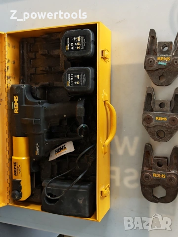 Радиална преса - комплект Rems Akku-Press ACC, 14.4 V, 5.ah+3ah, ф 10-40 мм, снимка 5 - Други инструменти - 54282873