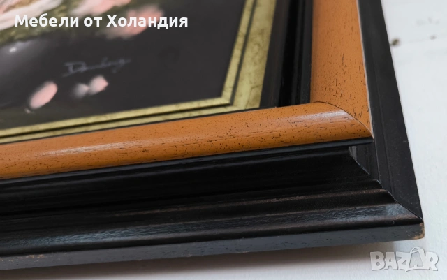 Белгийска маслена картина, снимка 5 - Картини - 54110677