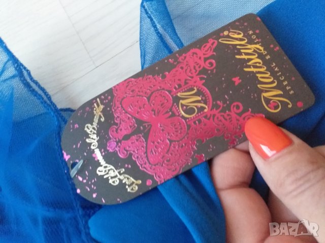 Уникална рокля с етикет, с-м размер, за наближаващи празници и, снимка 5 - Рокли - 30539338