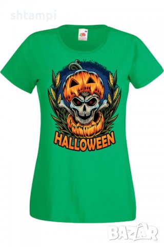 Дамска тениска Halloween 01,Halloween,Хелоуин,Празник,Забавление,Изненада,Обичаи,, снимка 7 - Тениски - 38144850