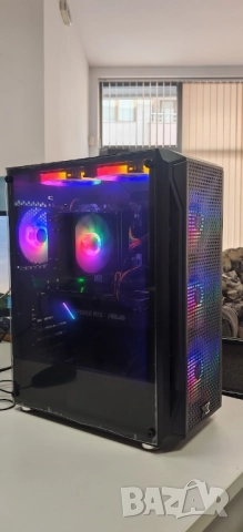 Продавам Добро РС Ryzen 5 5600/16GB/1TB SSD/Asus RTX 2070 Super/Гаранция